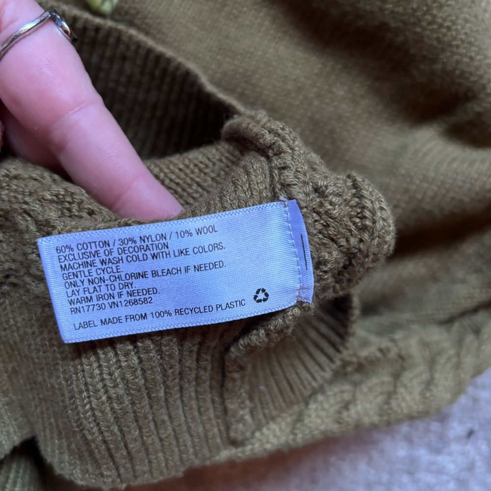 Sandy Liang x Target Olive Knit Sweater - Picture 6 of 6